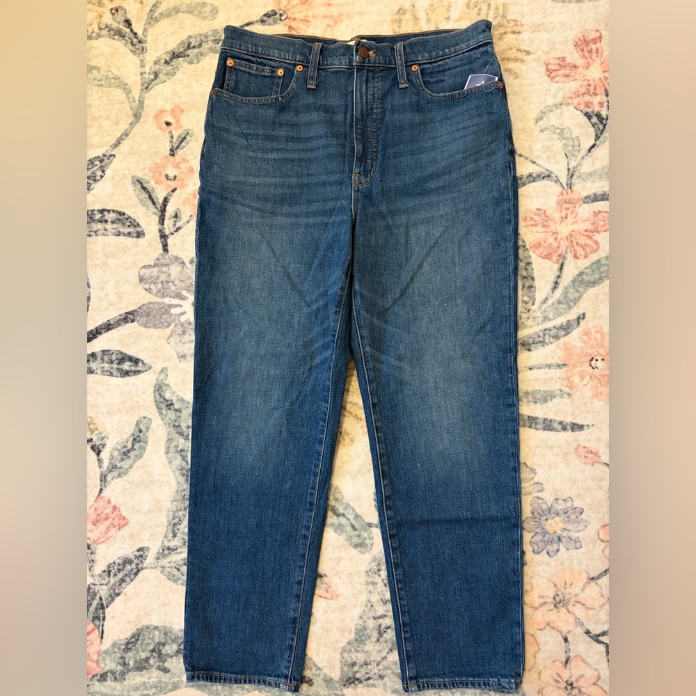 Madewell Women's Straight Leg Blue Jeans
